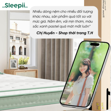 [Bản tin Giấc Lành] Feedback từ Anh Vũ Nội thất Omre – Quận 3, HCM về sản phẩm đã mua tại Sleepii