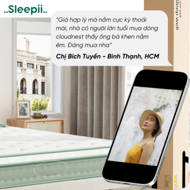 [Bản tin Giấc Lành] Feedback từ Anh Vũ Nội thất Omre – Quận 3, HCM về sản phẩm đã mua tại Sleepii