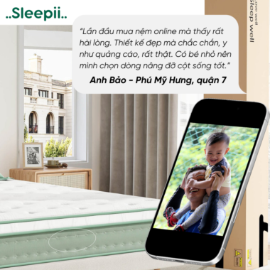 [Bản tin Giấc Lành] Feedback từ Anh Vũ Nội thất Omre – Quận 3, HCM về sản phẩm đã mua tại Sleepii